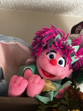 Plush Pink Sesame Street  Toy - Kids Soft Doll